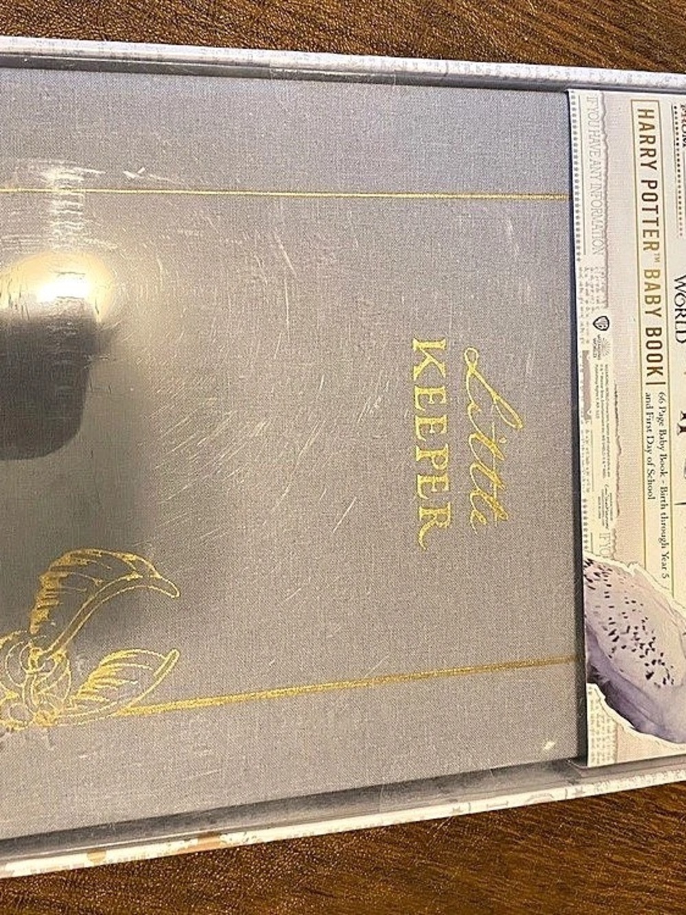 Harry Potter Baby Book Baby Book Gray